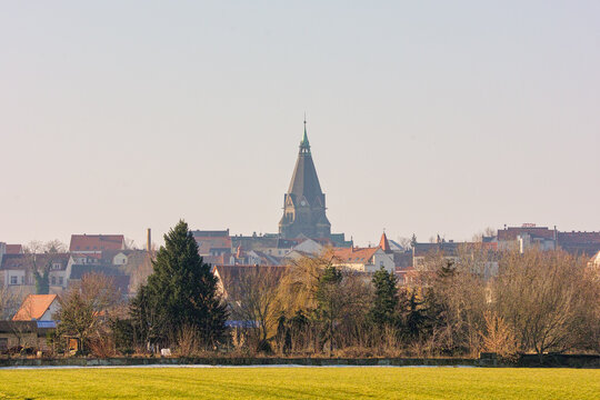 &acute; Riesa City in Saxony, Germany