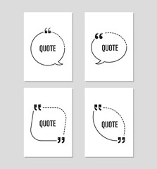 Simple quotation template set