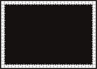 パズルのフレーム背景素材