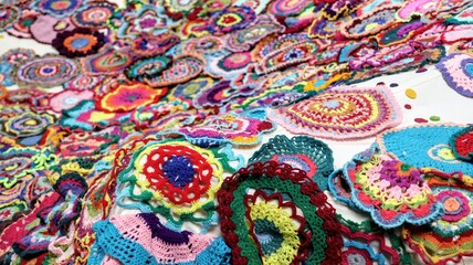 Fototapeta premium Crochet Blanket