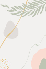 Nude Decoration Set Vector Memphis Background.