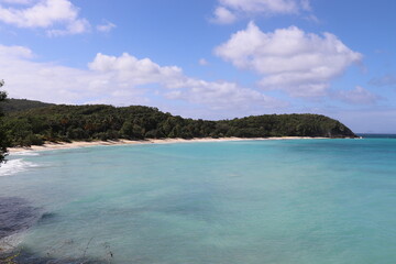 Plage du Vieux Fort Marie Galante Guadeloupe Caraïbes Antilles Françaises 