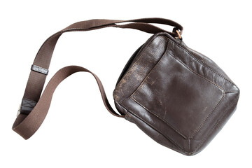 Leather bag isolated