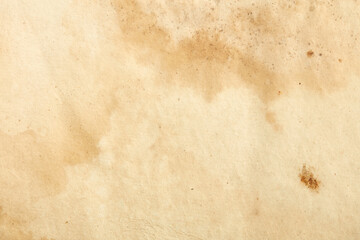 Old paper with sepia stains and mold texture background