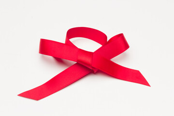 Red ribbon for gifts