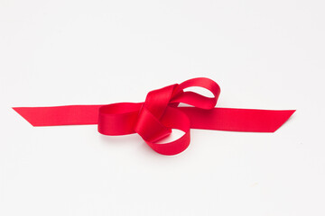 Red ribbon for gifts