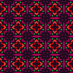 Vector modern seamless colorful geometry pattern leaves bright , color abstract geometric background,wallpaper print, retro texture, hipster fashion design.