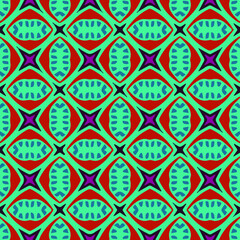 Fototapeta premium Vector modern seamless colorful geometry pattern leaves bright , color abstract geometric background,wallpaper print, retro texture, hipster fashion design.