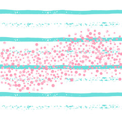 Glamour Backdrop. Mint Glittery Illustration.