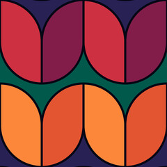 Seamless pattern. Ethnic ornament. Embroidery background. Tribal wallpaper. Ethnical folk image. Tribe motif. Ancient mosaic. Digital paper, web design, textile print, backdrop. Vector artwork