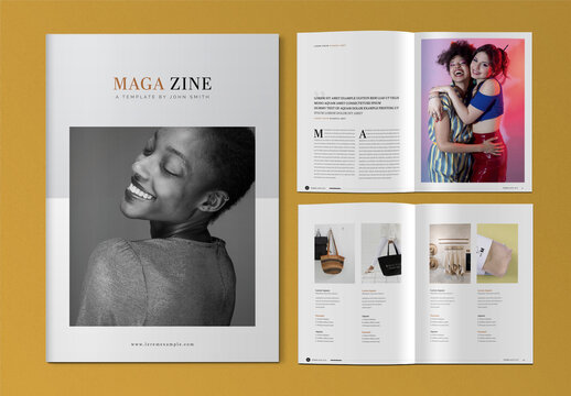 Fashion Magazine Layout