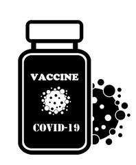 Fiole de vaccin contre la pandémie de Covid-19
