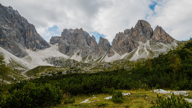 Dolomites mountains south tyrol - Lago di Popera
