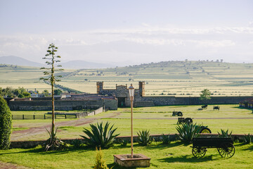 view of the village of palace