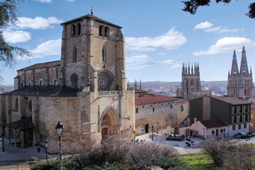 Fototapeta na wymiar close up view of Cathedral Of Burgos, Castilla Y Leon, Spain