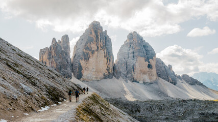 Three cime dolomites mountians
