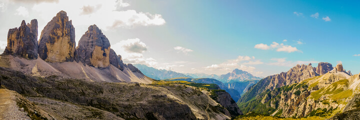 Three cime dolomites mountians
