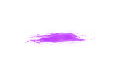 Beautiful purple stroke isolated brush for painting