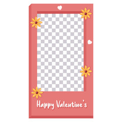 Isolated Valentines day picture pink letter love poster icon- Vector