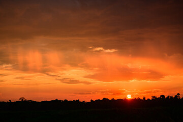 Obraz premium sunset in the sky