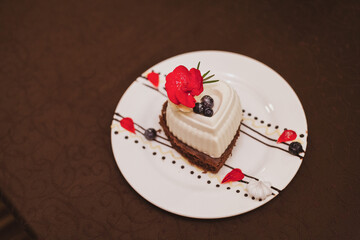 dessert in a restaurant