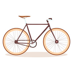 Obraz premium Isolated bicycle original transportation lifestyle ride icon- Vector