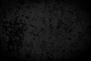 Wall texture on black background or wall texture background.