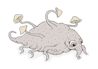 Fantasy creature illustration