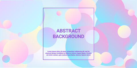 Fototapeta premium Background picture with balls for banner design.