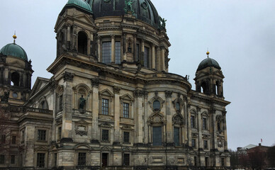 Fototapeta na wymiar View of the Berlin Cathedral Berliner Dom in Berlin. Berlin, Germany