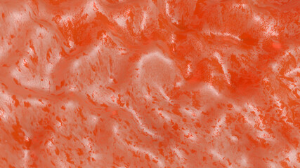 red textured 3D wave background. 3d render illustration