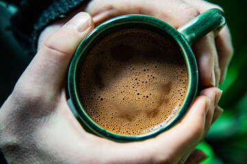 Ceremonial raw cacao drink