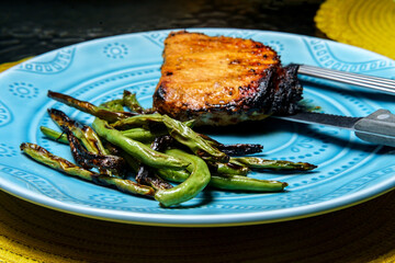 Grilled Porkchops Dinner