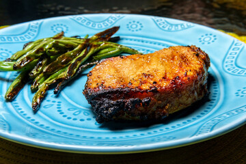 Grilled Porkchops Dinner