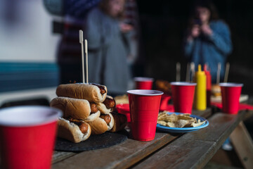 Barbacoa para celebrar el dia de independencia de estados unidos de america