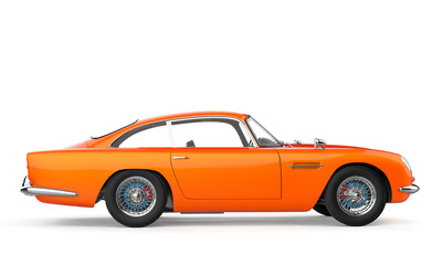 non branded vintage car side view