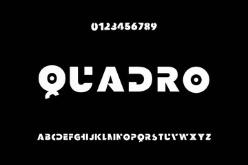 Fototapeta premium alphabet vintage font, typeface design, gray and black style background