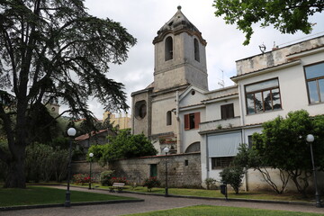 Fototapeta na wymiar Monastery and Church St. Francesco in Sorrento, Italy