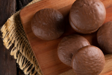 Brazilian honey cookies  with with chocolate - Pão de mel.