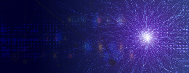 Technology data background, idea of global business solution