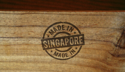 Made in Singapore stamp and stamping