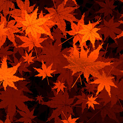 秋の紅葉背景素材