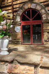 Chios, Greece - May, 2021. The first and oldest leprosarium in Greece, at Chios Ilsand. It's called Leprokomeio or Lovokomeio.