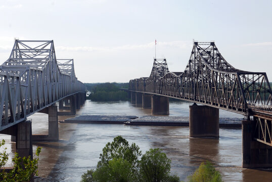 Bridge over the Mississippi river in Vicksburg
