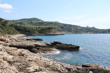 View from Roman villa at Capo di Sorrento, Italy