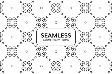 Abstract Geometric Seamless Pattern Background