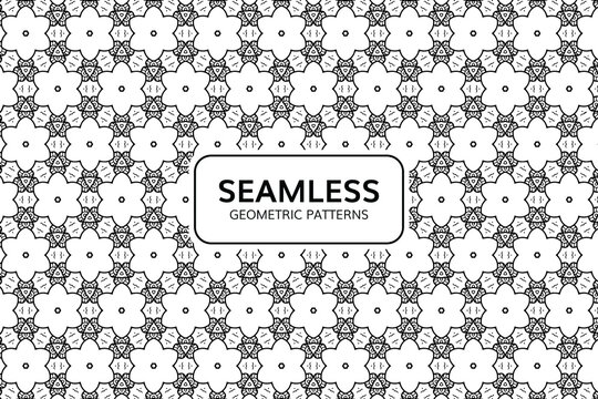 Abstract Geometric Seamless Pattern Background