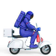 astronaut the delivery side view © DM7