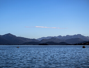 fishing between the sea and mountains