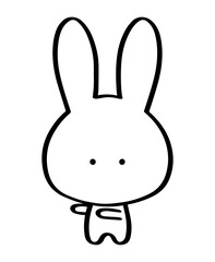 左に誘導するウサギ01